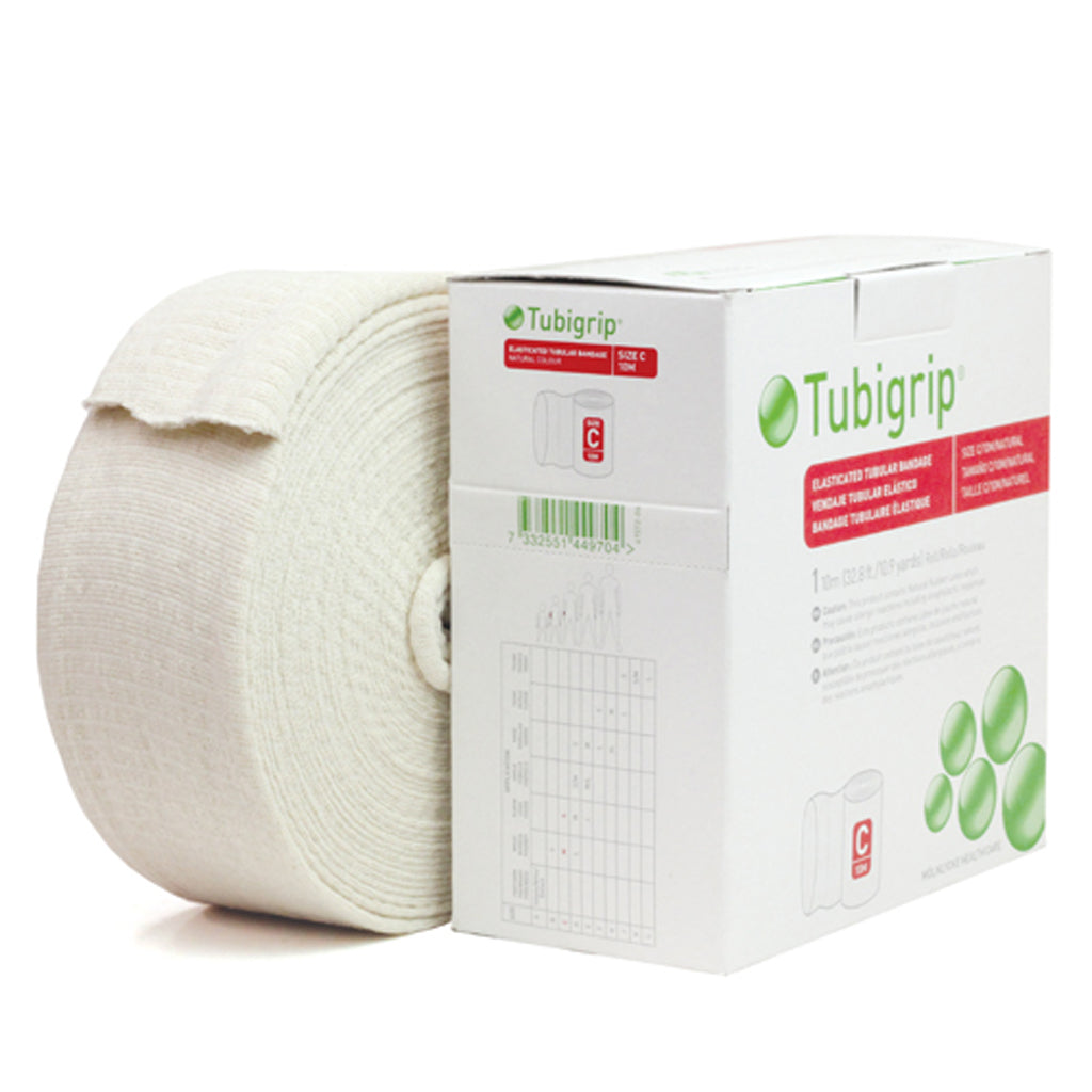 Tubigrip elasticated tubular bandage Natural color - size C - 10.9 Y / 10 M