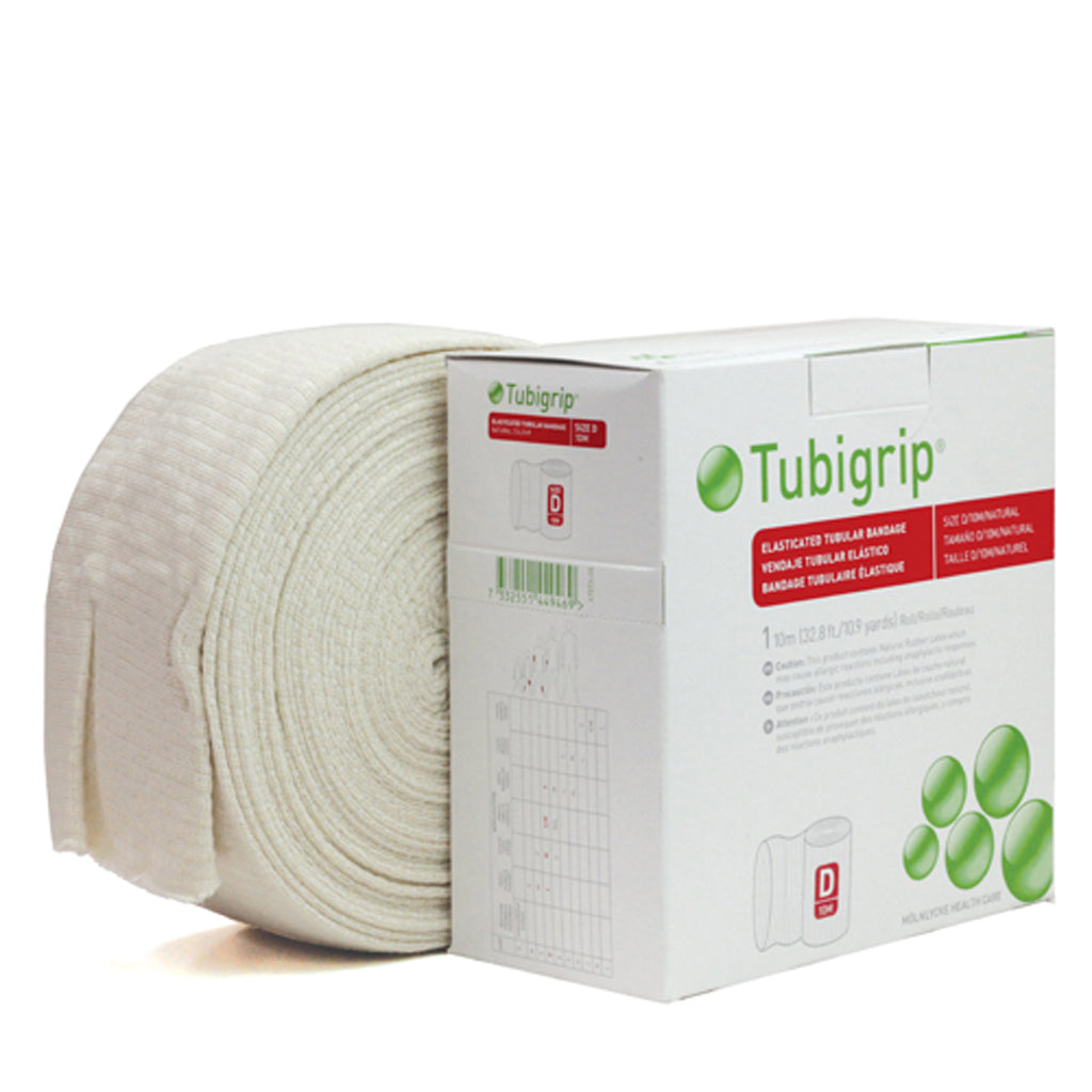 Tubigrip elasticated tubular bandage Natural color - size D - 10.9 Y / 10 M