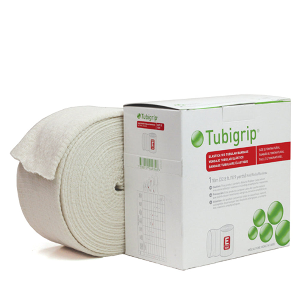 Tubigrip elasticated tubular bandage Natural color - size E - 10.9 Y / 10 M