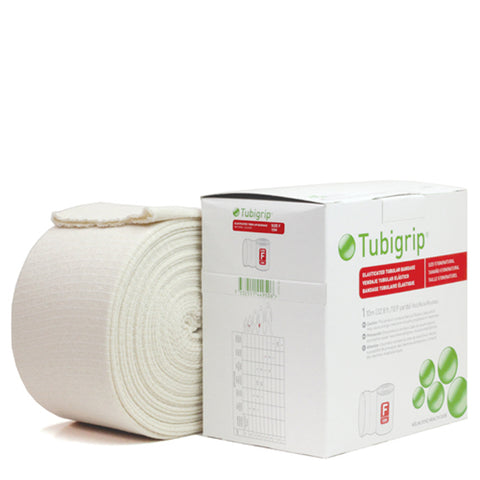 Tubigrip elasticated tubular bandage Natural color - size F - 10.9 Y / 10 M