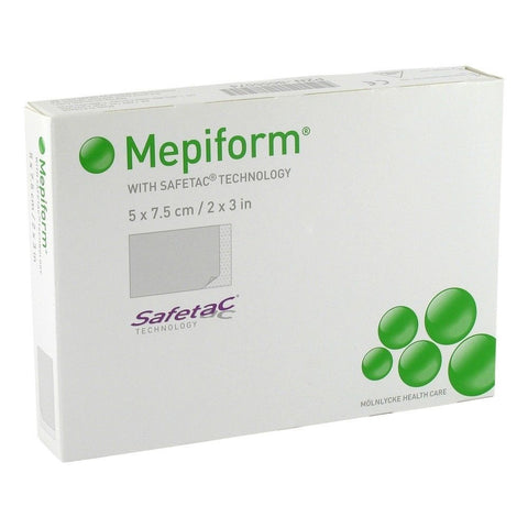 Mepiform Self-Adherent Soft Silicone Dressing 2"x 3" 5/box