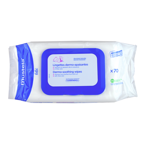 Mustela Dermo-Soothing Wipes 70 ct